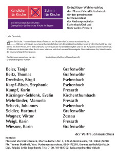 endgültiger Wahlvorschlag zur KV Wahl 2024
